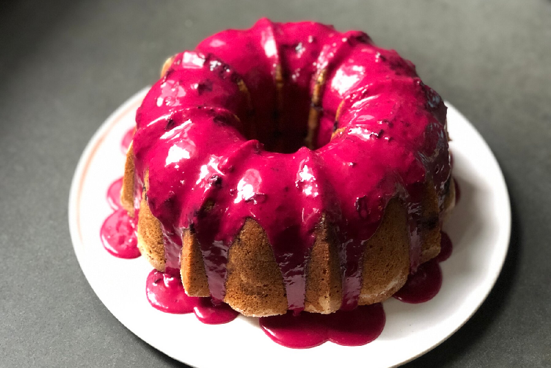 Experience Blueberry Burst within the Royal Bundt Cake